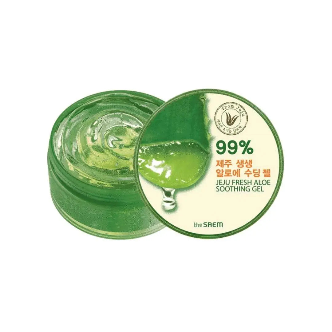 Gel de aloe vera Jeju - 99% Fresh Aloe Soothing Gel The Saem