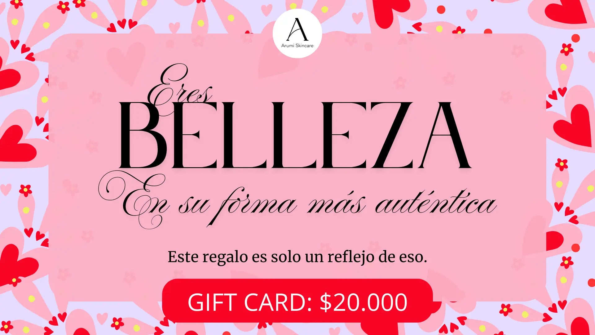 Gift Card Arumi $20.000 Arumi Korean Cosmetics