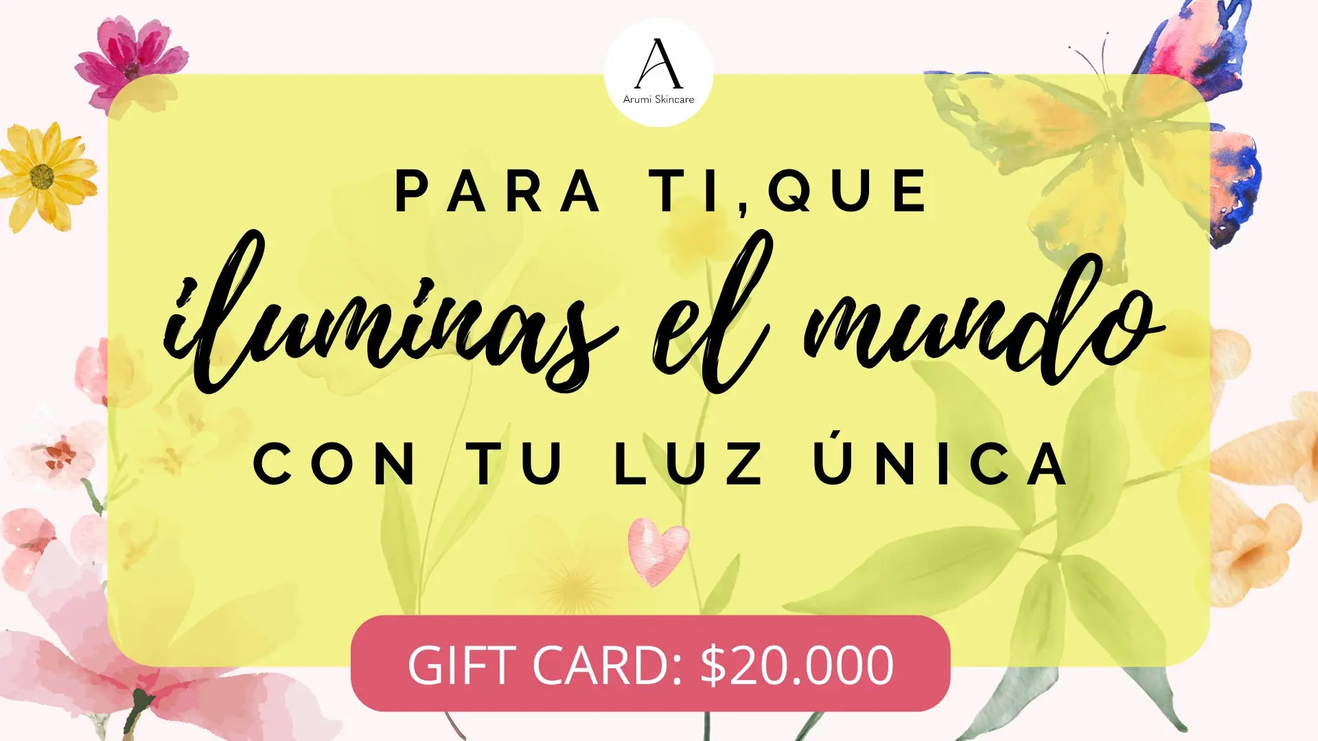 Gift Card Arumi $20.000 Arumi Korean Cosmetics