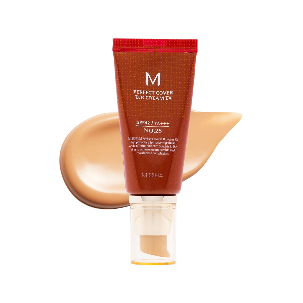 Missha Perfect Cover BB Cream Ex SPF 42 PA+++ – No. 25 Warm Beige (50 ml) Missha