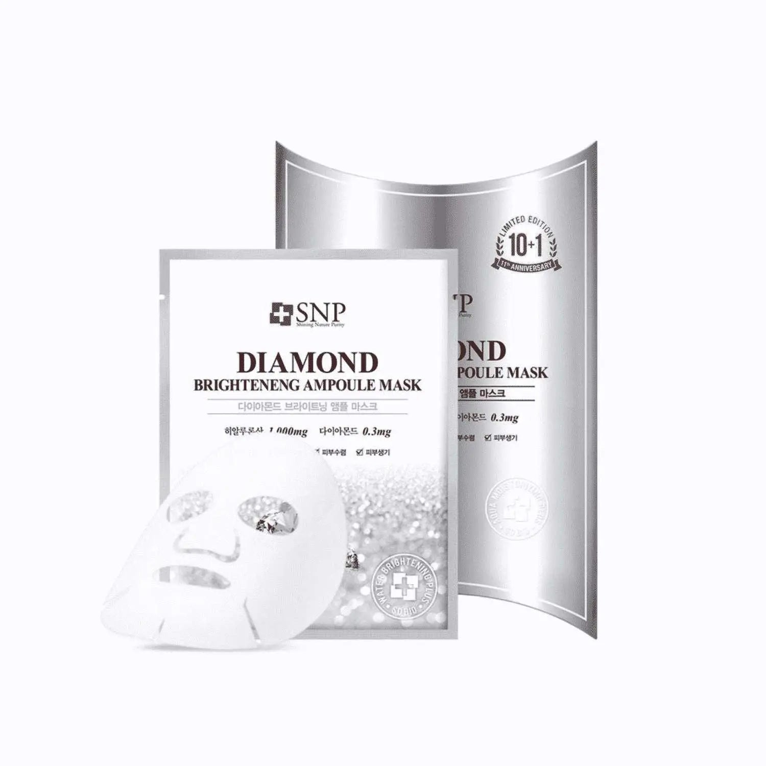 Mascarilla de hoja Diamond Whitening SNP