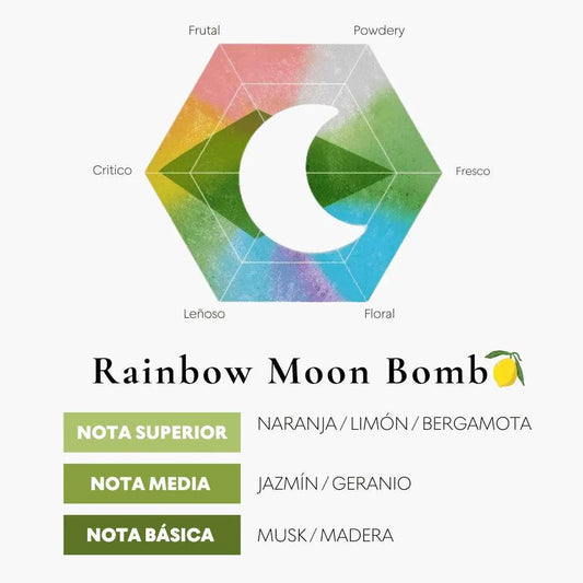 Rainbow Bubble Bar Rainbow Moon Bomb I'm Bomb