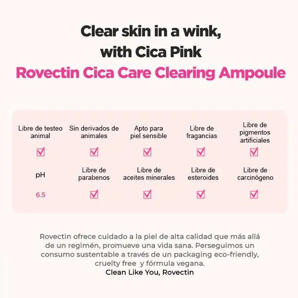 Rovectin - Cica Care Clearing Ampoule 30ml ROVECTIN