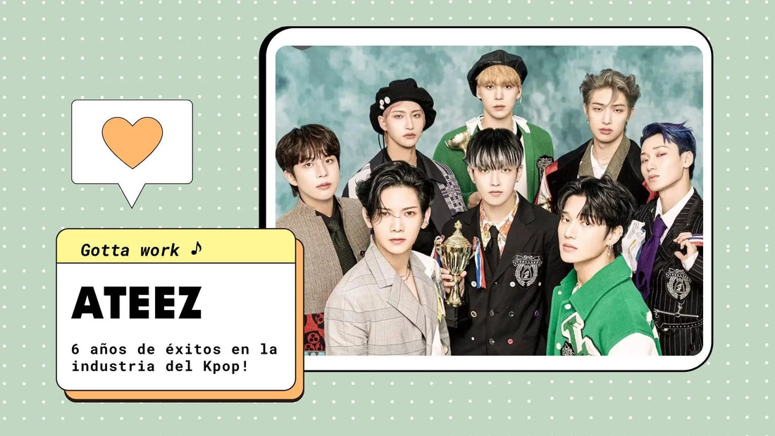 ATEEZ-6-años-de-éxitos-en-la-industria-del-Kpop. Arumi Korean Cosmetics