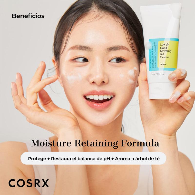 Gel limpiador de CosRX - Low pH Good Morning Gel Cleanser - Arumi Korean Cosmetics