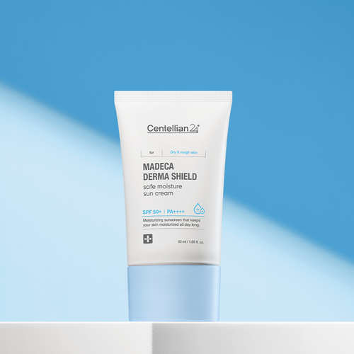 Protector Solar Hidratante y Calmante Centellian24 Madeca Derma Shield SPF50+ Centelian24