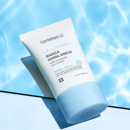 Protector Solar Hidratante y Calmante Centellian24 Madeca Derma Shield SPF50+ Centelian24