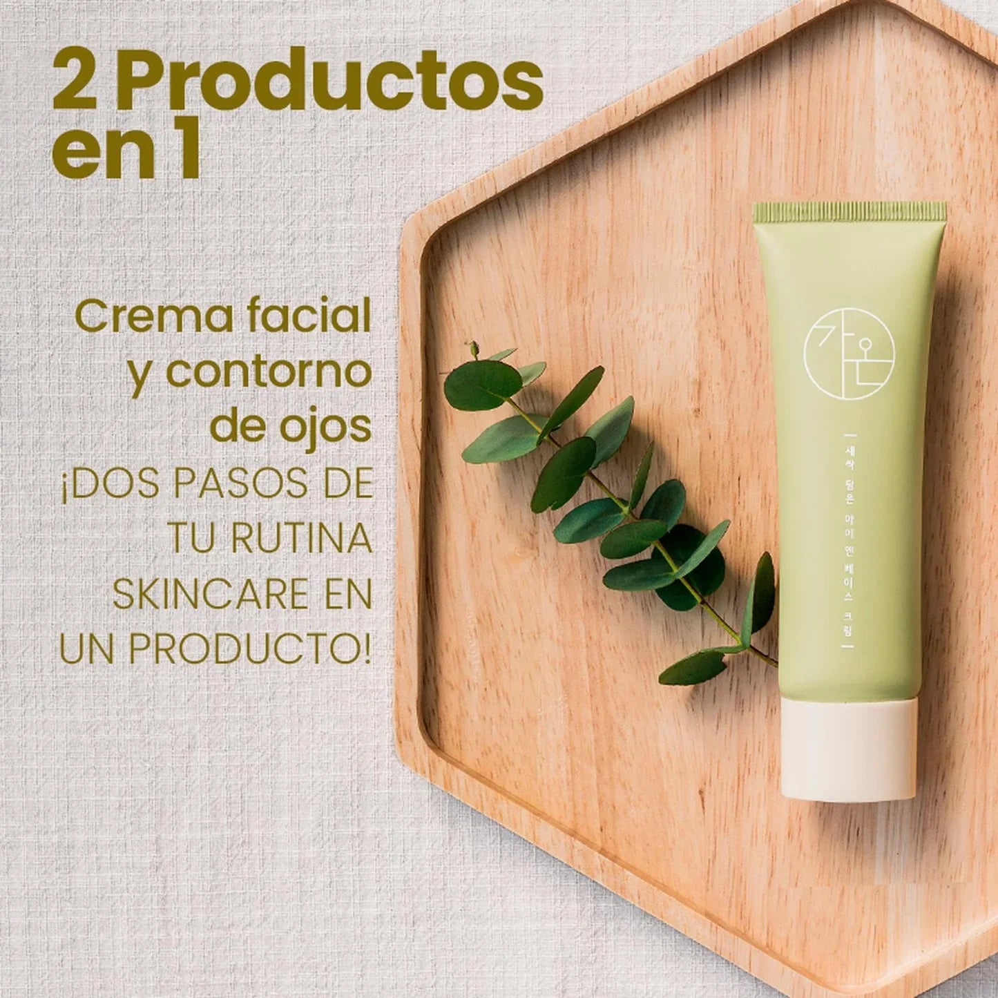 Crema Antioxidante y Contorno de Ojos Vegana 50ml GAON