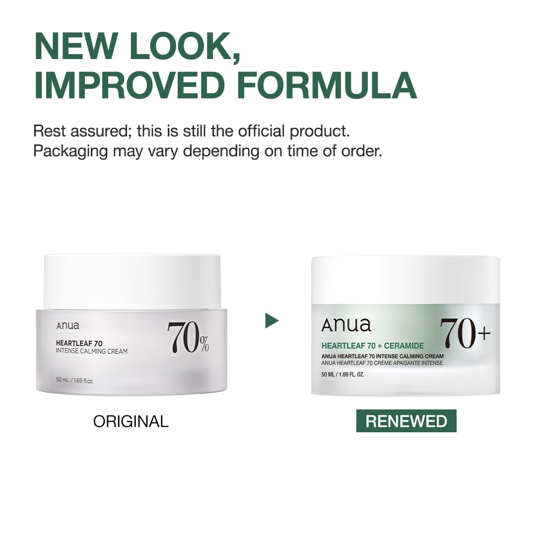 [ANUA] Heartleaf 70+ Ceramide Intense Calming Cream 50ml ANUA