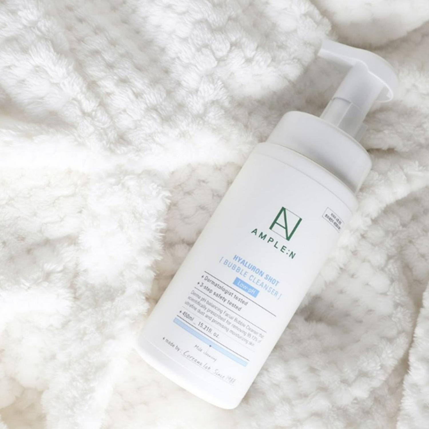 Limpiador Facial Espumoso Ácido Hialurónico 450ml AMPLEN