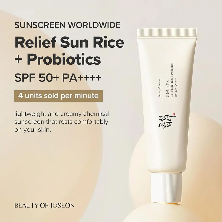 [BEAUTY OF JOSEON] Relief Sun : Rice + Probiotics SPF50 + PA+++ 50ml