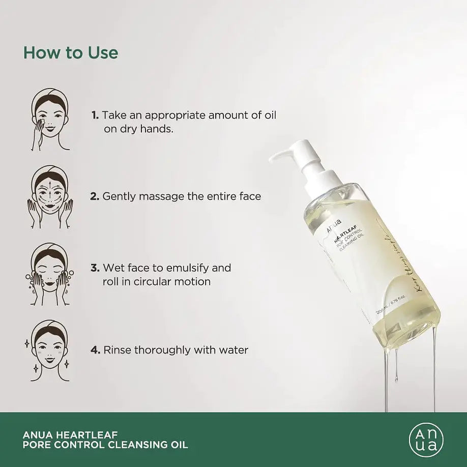 [ANUA] Heartleaf Pore Control Cleansing Oil ANUA