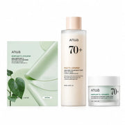 ANUA Calm & Glow Trio | Crema + Tónico Rice 70 + Mascarilla Heartleaf Arumi Korean Cosmetics