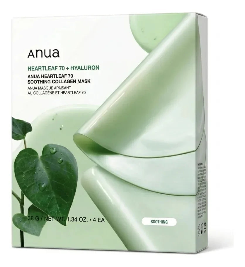 ANUA Calm & Glow Trio | Crema + Tónico Rice 70 + Mascarilla Heartleaf Arumi Korean Cosmetics