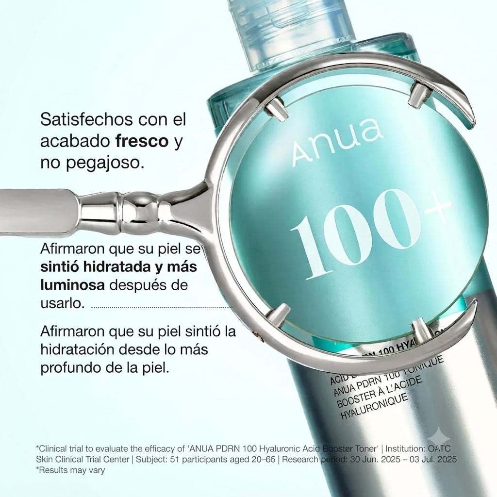 PDRN 100 Toner Booster 250ml | Tónico Facial Coreano Hidratante con PDRN y Ácido Hialurónico ANUA