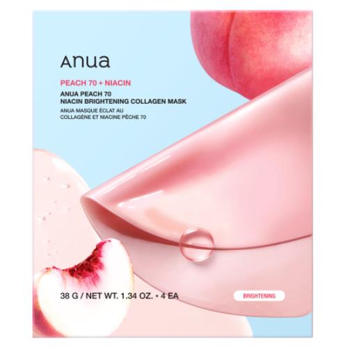 ANUA MASCARILLA PEACH 70 NIACIN BRIGHTENING COLLAGEN MASK ANUA