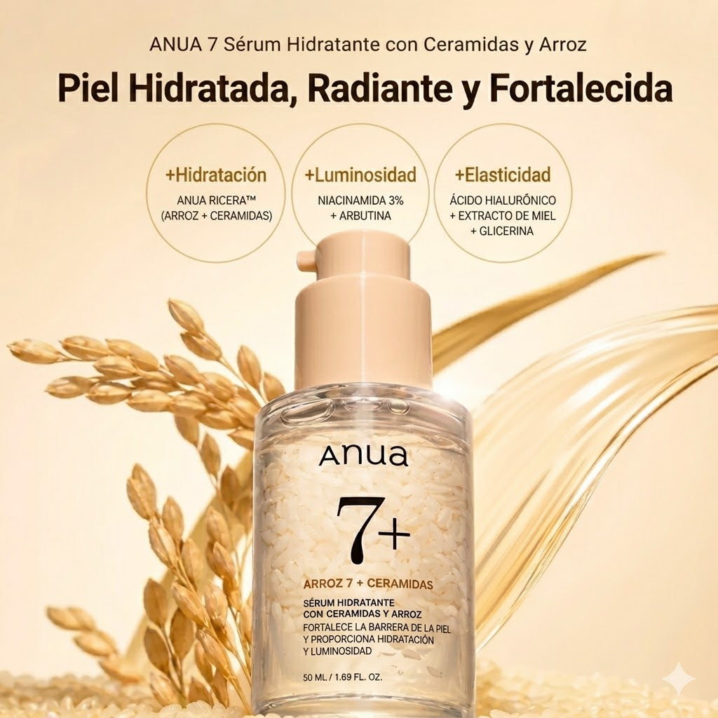 ANUA 7 RICE CERAMIDE HYDRATING BARRIER SERUM 50ml ANUA