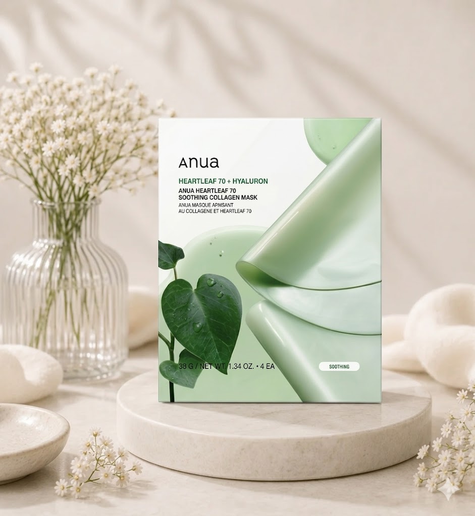 ANUA MASCARILLA HEARTLEAF 70 SOOTHING COLLAGEN ANUA