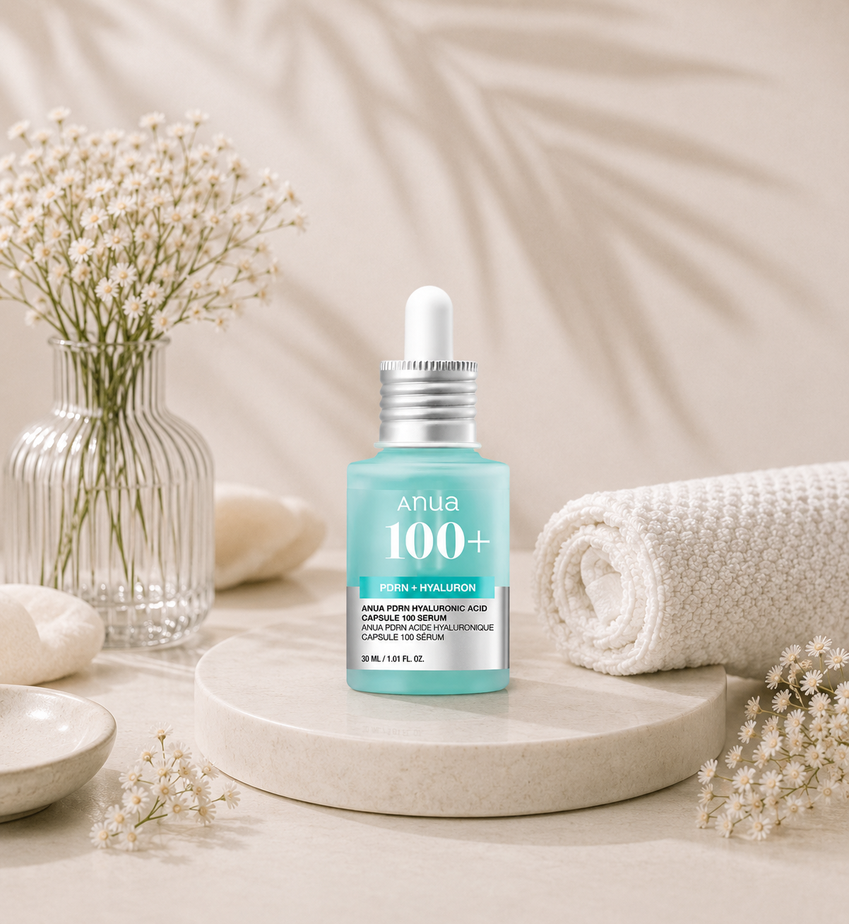 [ANUA] PDRN Hyaluronic Acid Capsule 100 Serum 30ml – Sérum Hidratante y Luminosidad ANUA