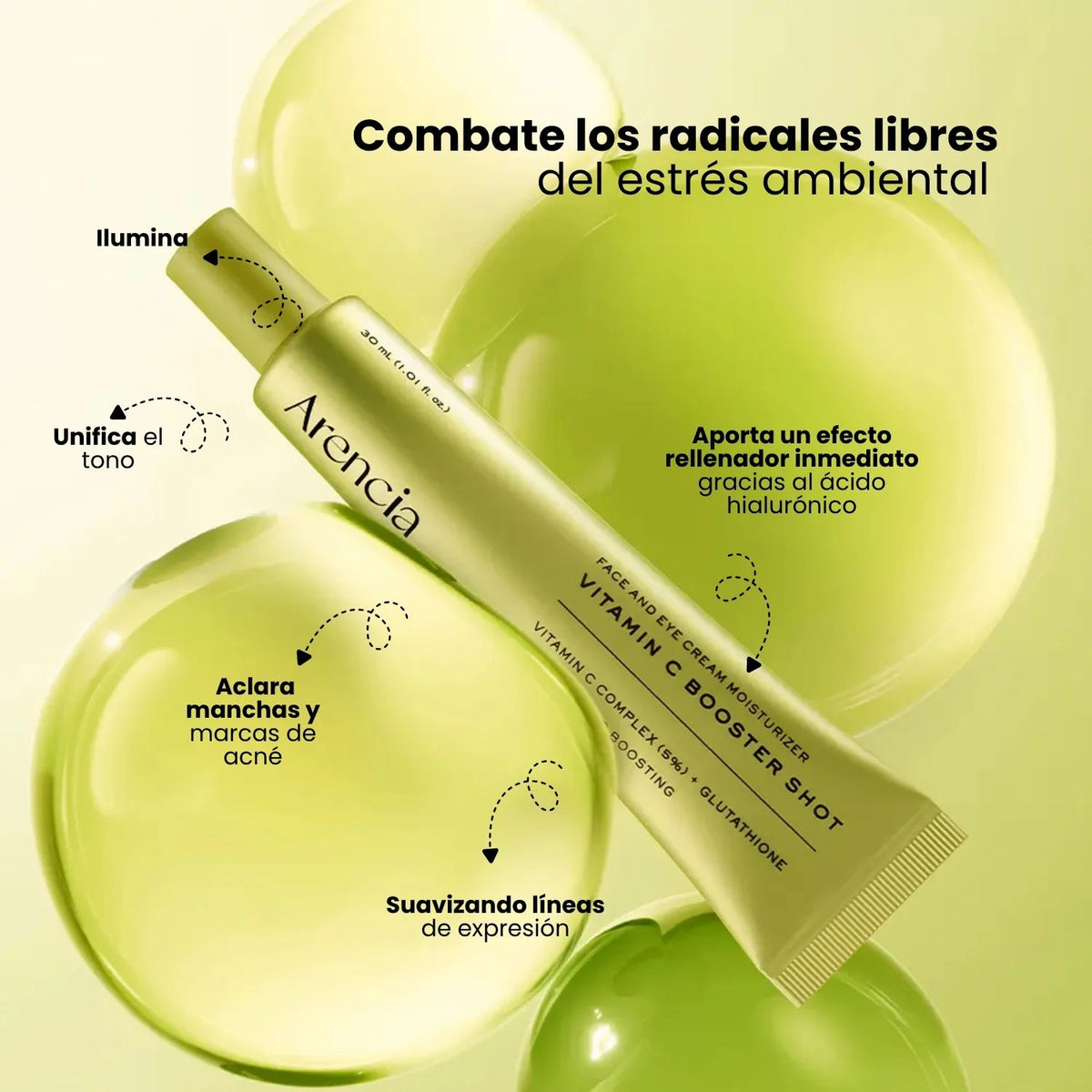 Vitamin C Booster Shot 30ml | Sérum Vitamina C para Manchas Arencia Arumi Korean Cosmetics