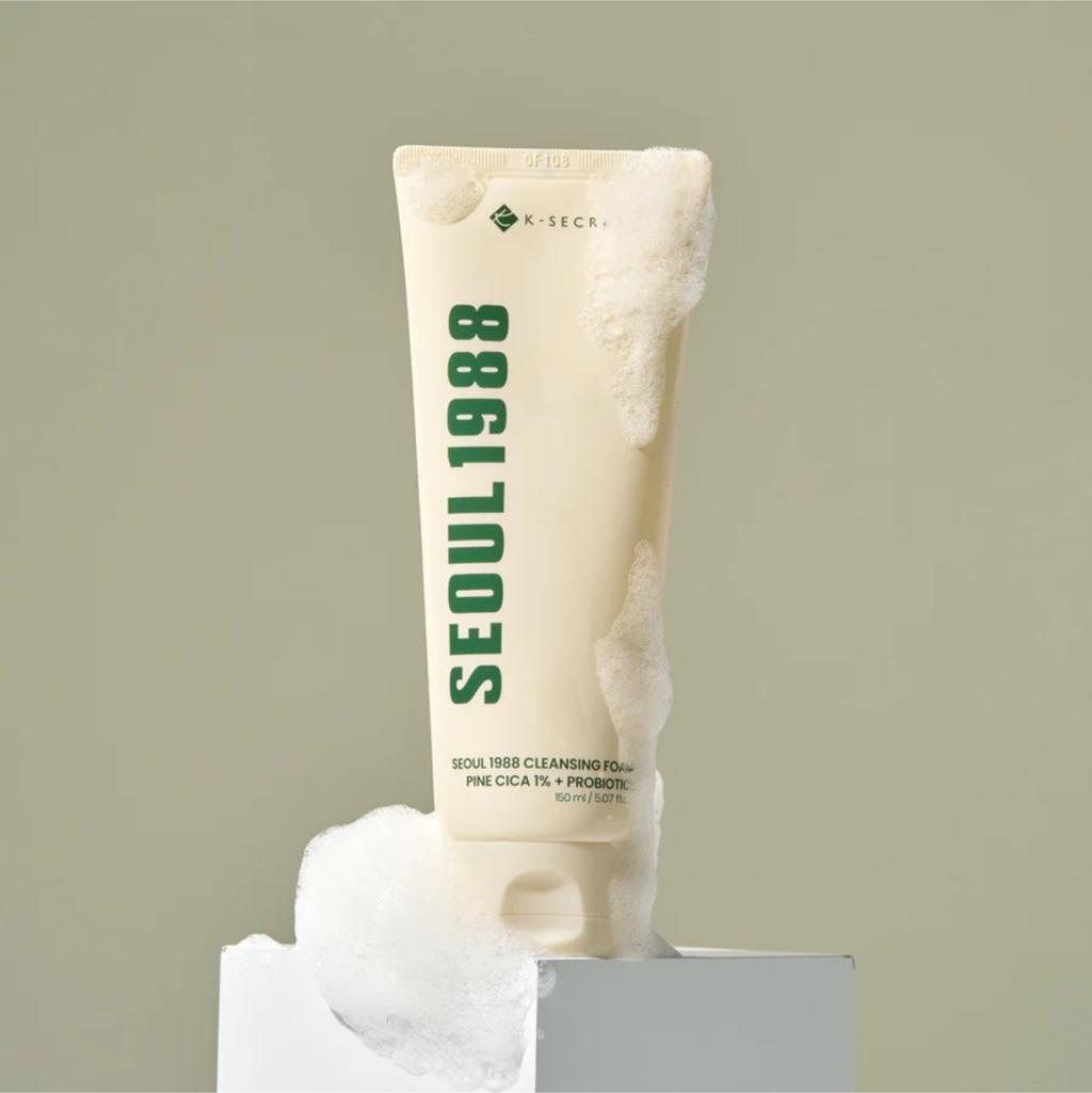 Seoul 1988 Cleansing Foam Pine Cica 1% + Probiotics K-SECRET