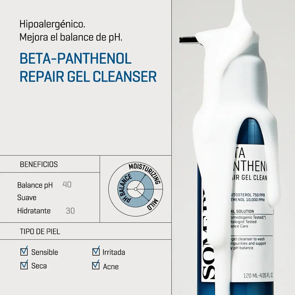 Beta Panthenol Repair Gel Cleanser 120Ml SOME BY MI