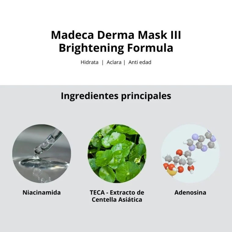 Centellian24 Mascarilla Madeca Derma Mask III Brightening Formula Centelian24