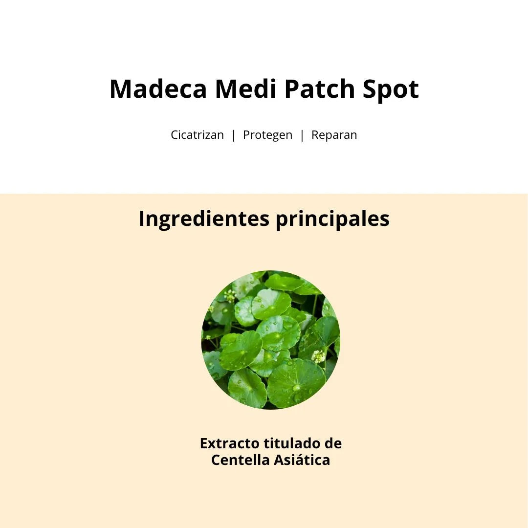 DongKook Madeca Medi Patch Spot 33 Parches – Parches Hidrocoloides para Acné con Centella Asiática Dongkook