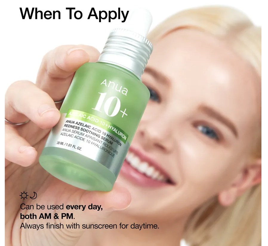 [ANUA] Azelaic Acid 10 Hyaluron Redness Soothing Sérum 30ml ANUA
