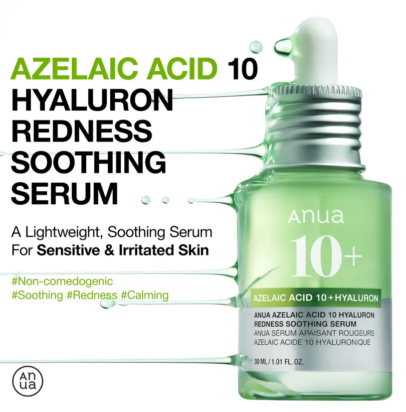 [ANUA] Azelaic Acid 10 Hyaluron Redness Soothing Sérum 30ml ANUA