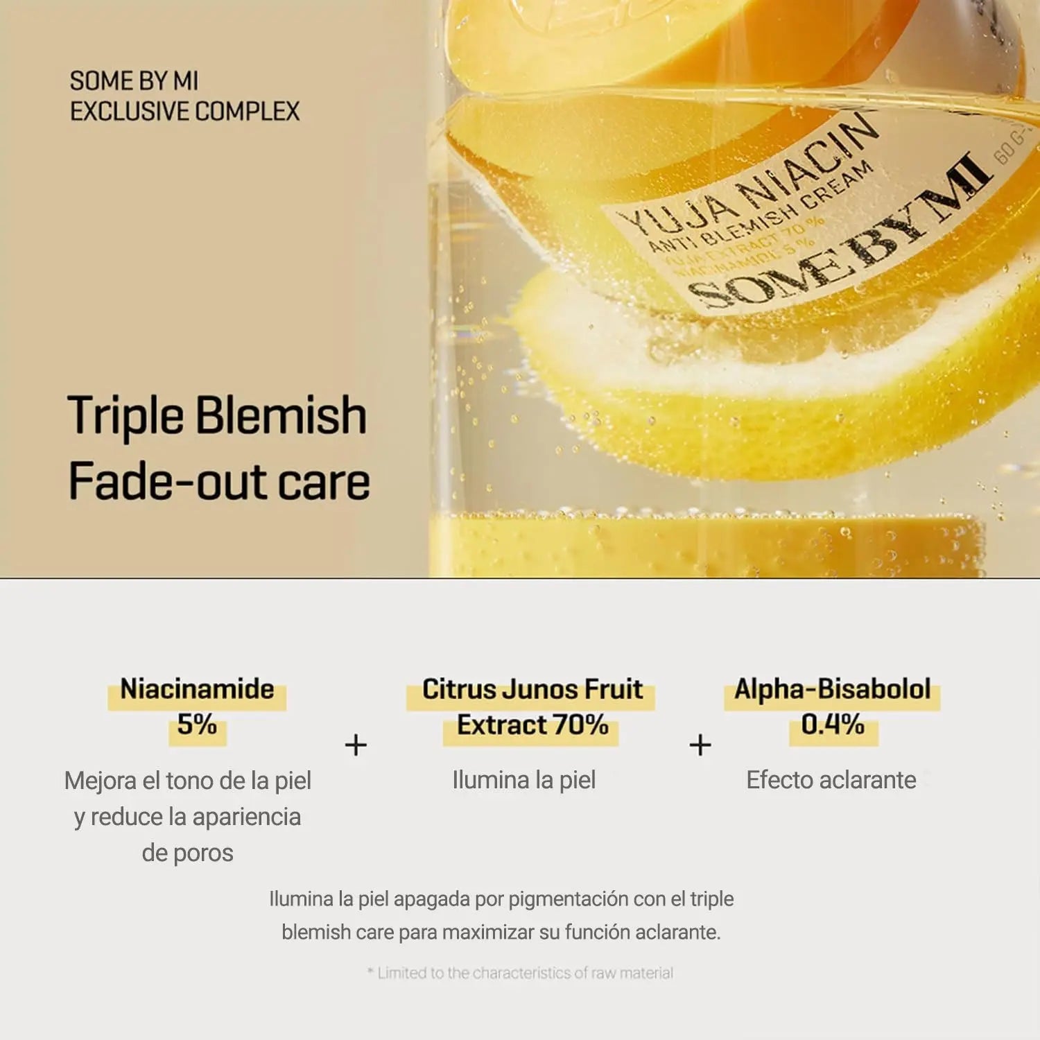 Crema anti manchas - Yuja Niacin Anti Blemish Cream SOME BY MI