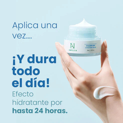 Crema Facial Hidratante Antiedad AMPLEN Ácido Hialurónico 60ml AMPLEN