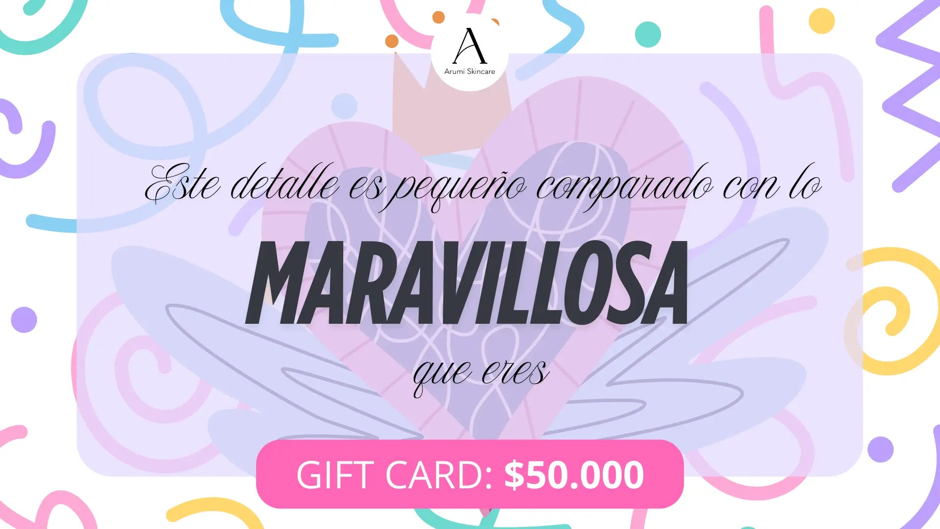 Gift Card Arumi $50.000 Arumi Korean Cosmetics