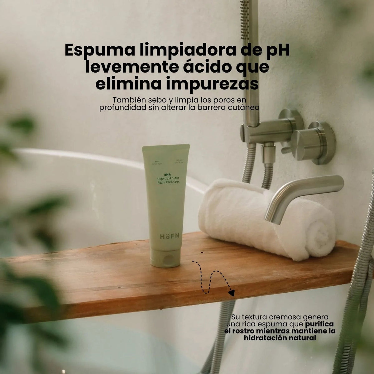 HOFN BHA Foam Cleanser 150 ml | Limpiador Facial con ácido salicílico HOFN