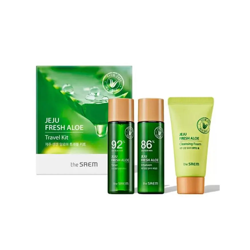 Jeju Fresh Aloe Travel Kit - The Saem The Saem