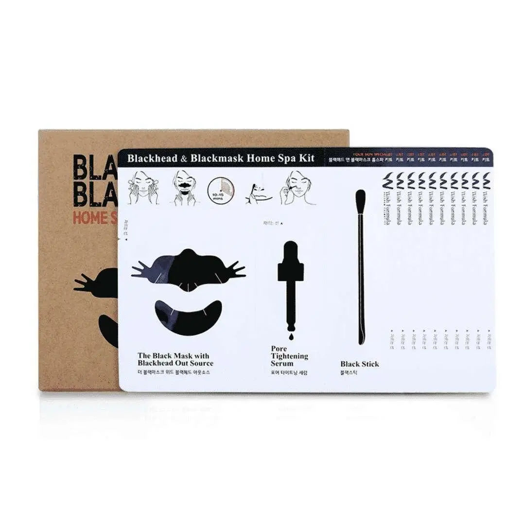 Kit Spa en casa Blackhead & Blackmask Wish Formula