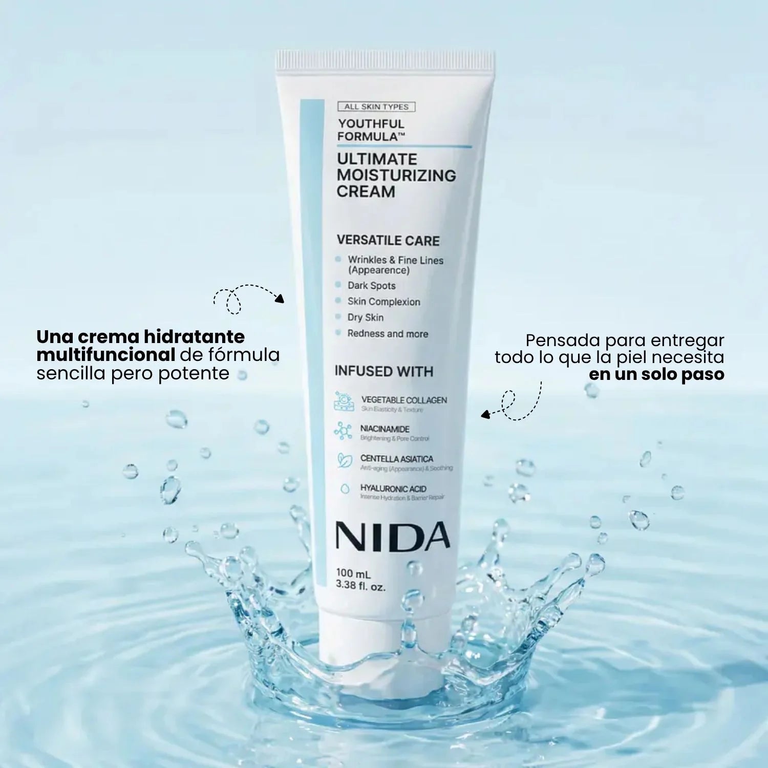 NIDA Youthful Formula – Crema Facial Hidratante Arumi Korean Cosmetics