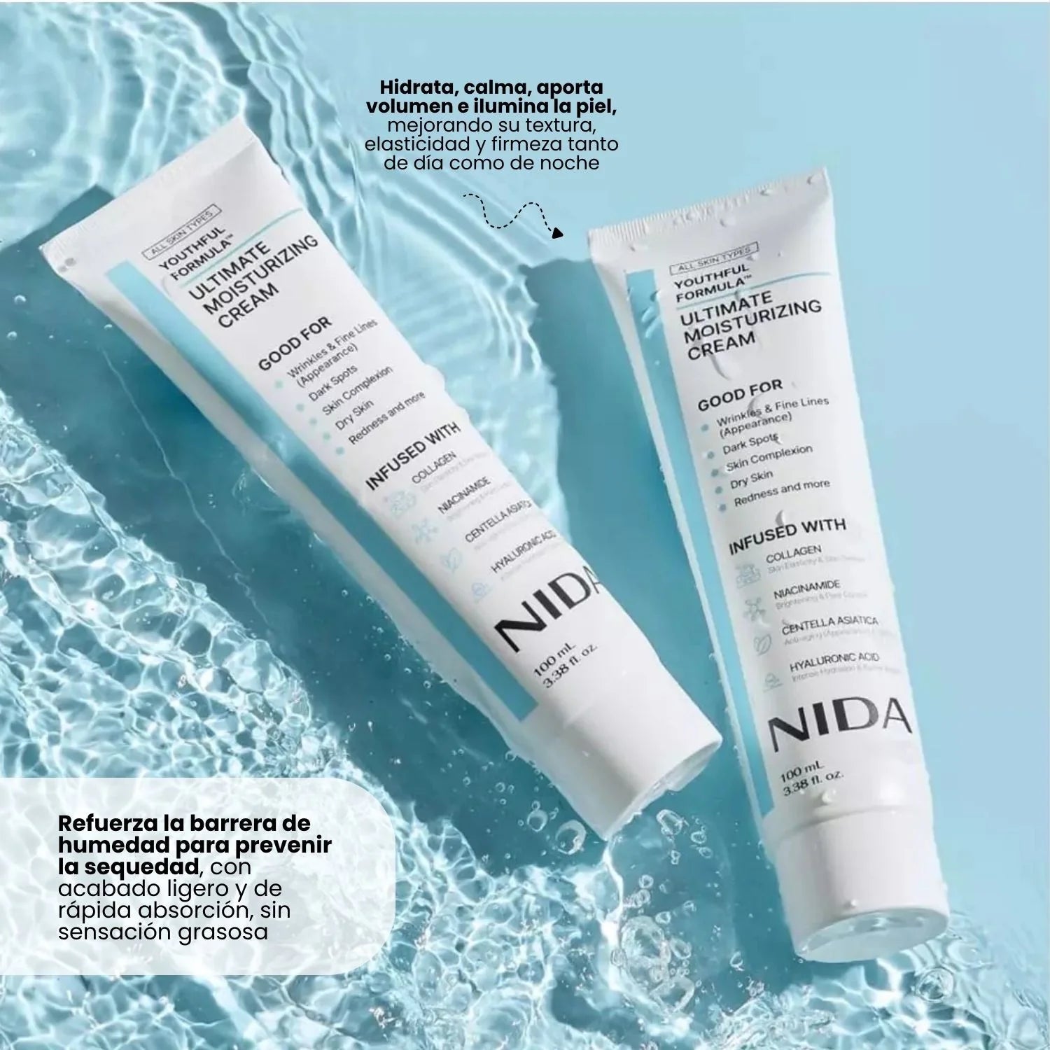 NIDA Youthful Formula – Crema Facial Hidratante Arumi Korean Cosmetics