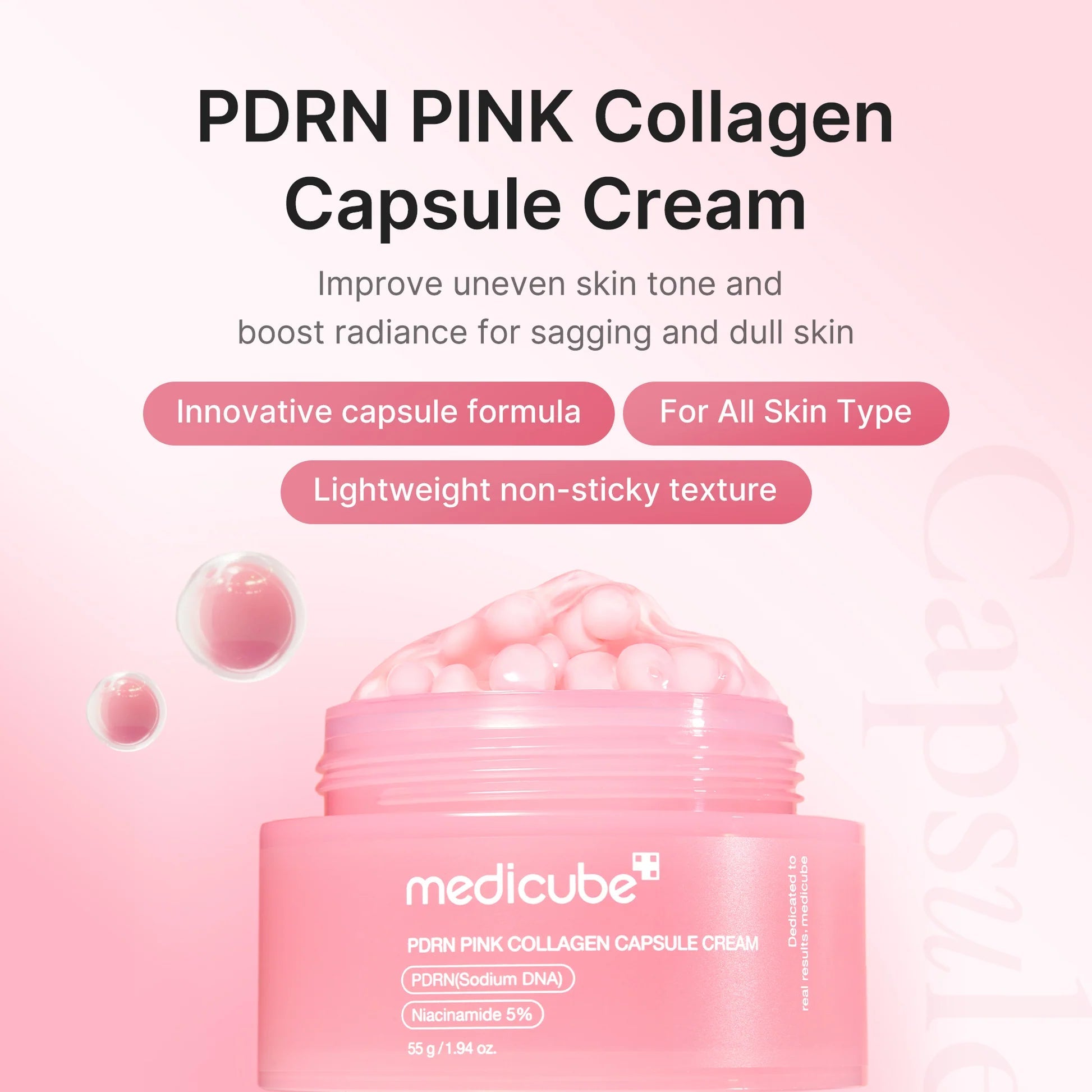 MEDICUBE PDRN Pink Collagen Capsule Cream Medicube
