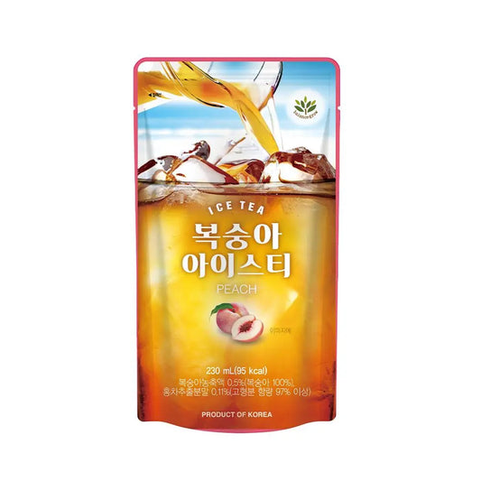 Peach Ice Tea Pouch 230ml - Jugo sabor durazno Balance Grow
