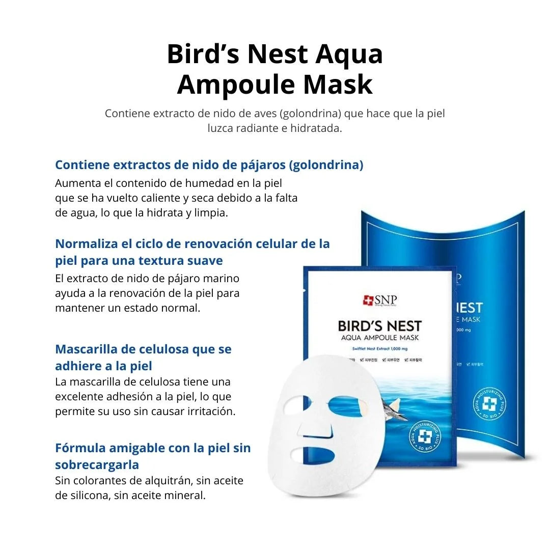 Mascarilla de hoja Bird’s Nest SNP
