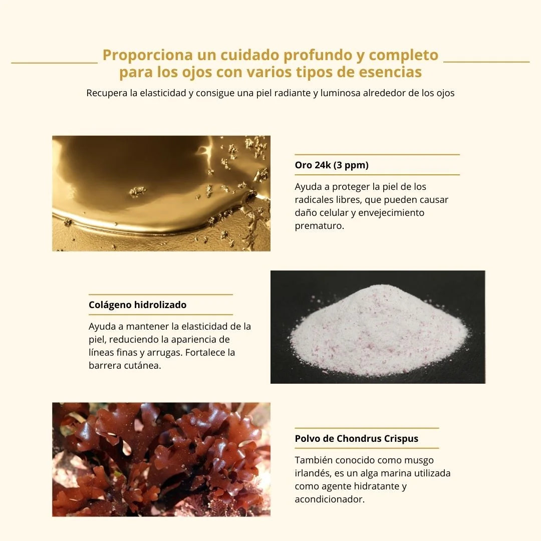 Parche para Ojeras de Gold Collagen SNP