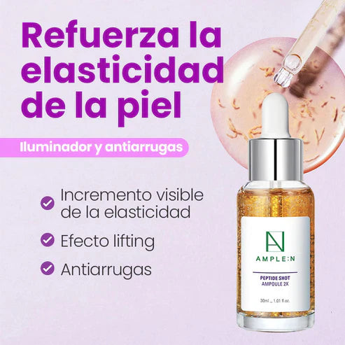 Pack: Masajeador Facial Skincare Luz LED Roja + Sérum Facial Antiedad Péptidos 30ml K-Skin