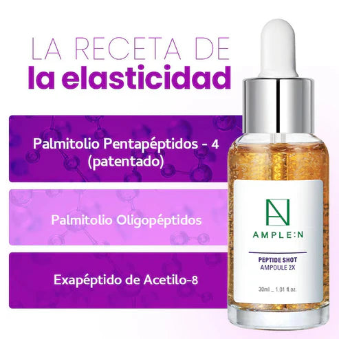 Pack: Masajeador Facial Skincare Luz LED Roja + Sérum Facial Antiedad Péptidos 30ml K-Skin