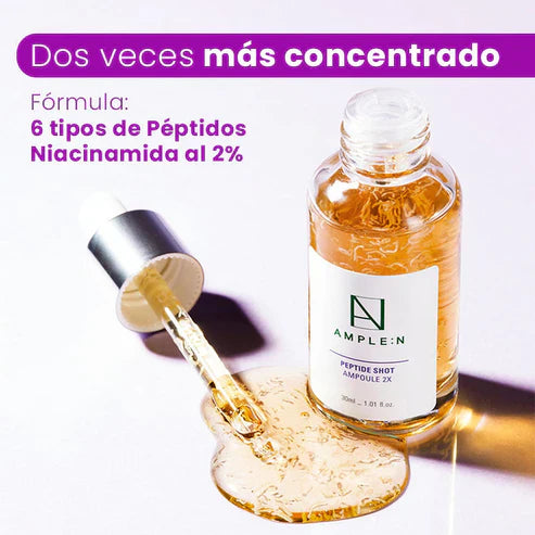 Pack: Masajeador Facial Skincare Luz LED Roja + Sérum Facial Antiedad Péptidos 30ml K-Skin