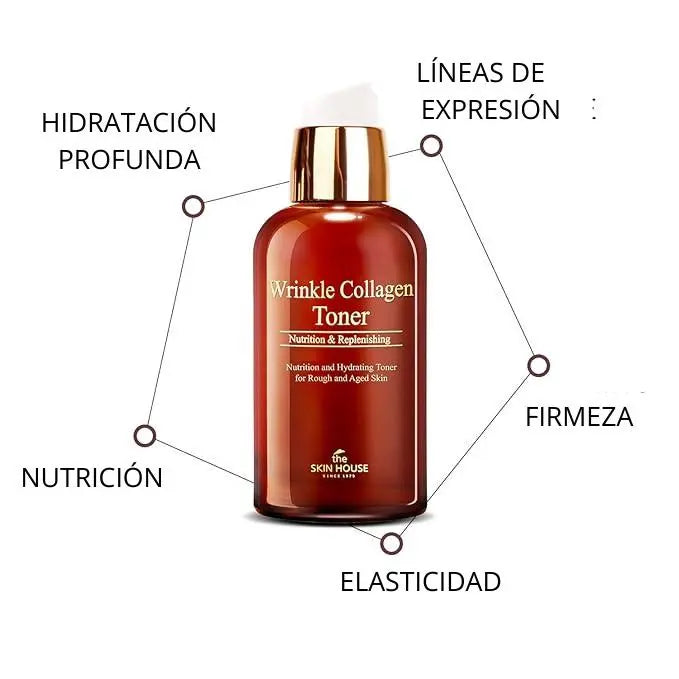 Tónico Anti Age - Wrinkle Collagen Toner The Skin House