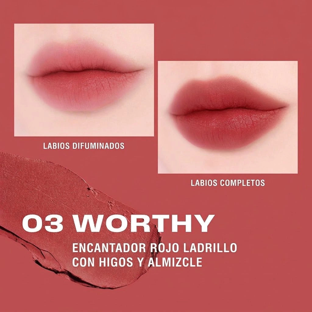 Lipsleek Blur Tono 03 Worthy | Bálsamo Labial Multifunción 2,3 g BRAYE