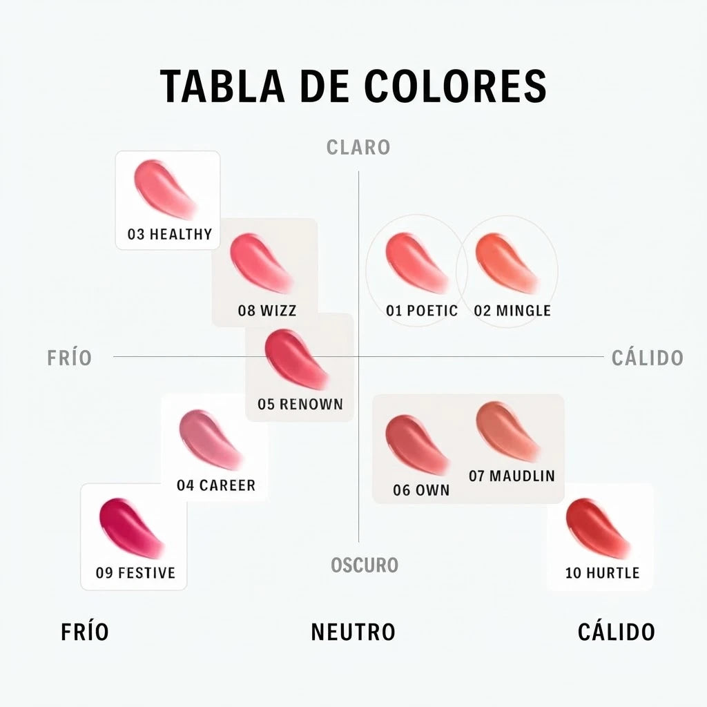 Thin Glow Tint Tono 03 Healthy | Tinte Labial Hidratante BRAYE BRAYE