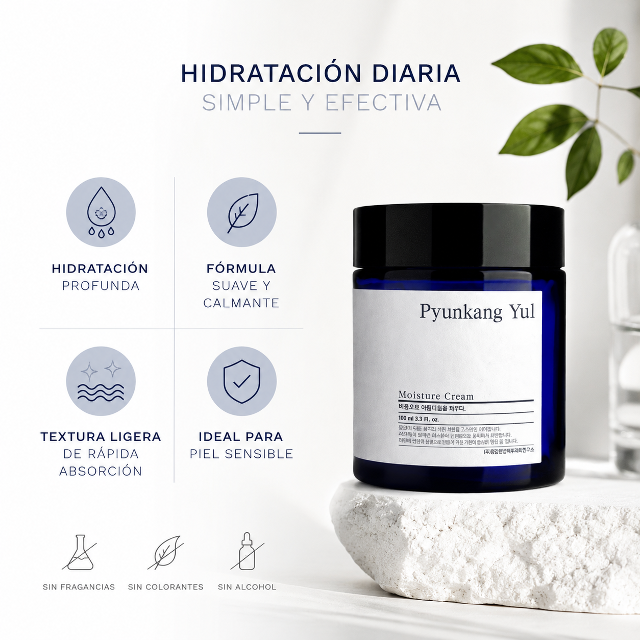 Moisture Cream 100ml Pyunkang yul