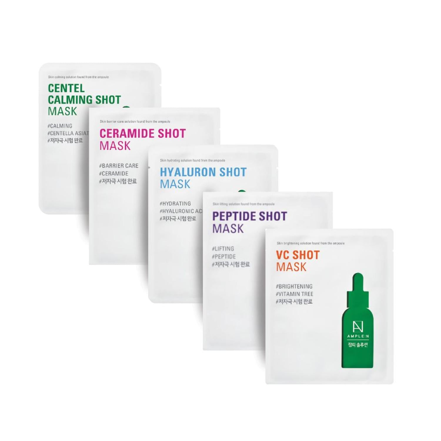 Mascarilla Facial Calmante Centella Asiática 1un. AMPLEN